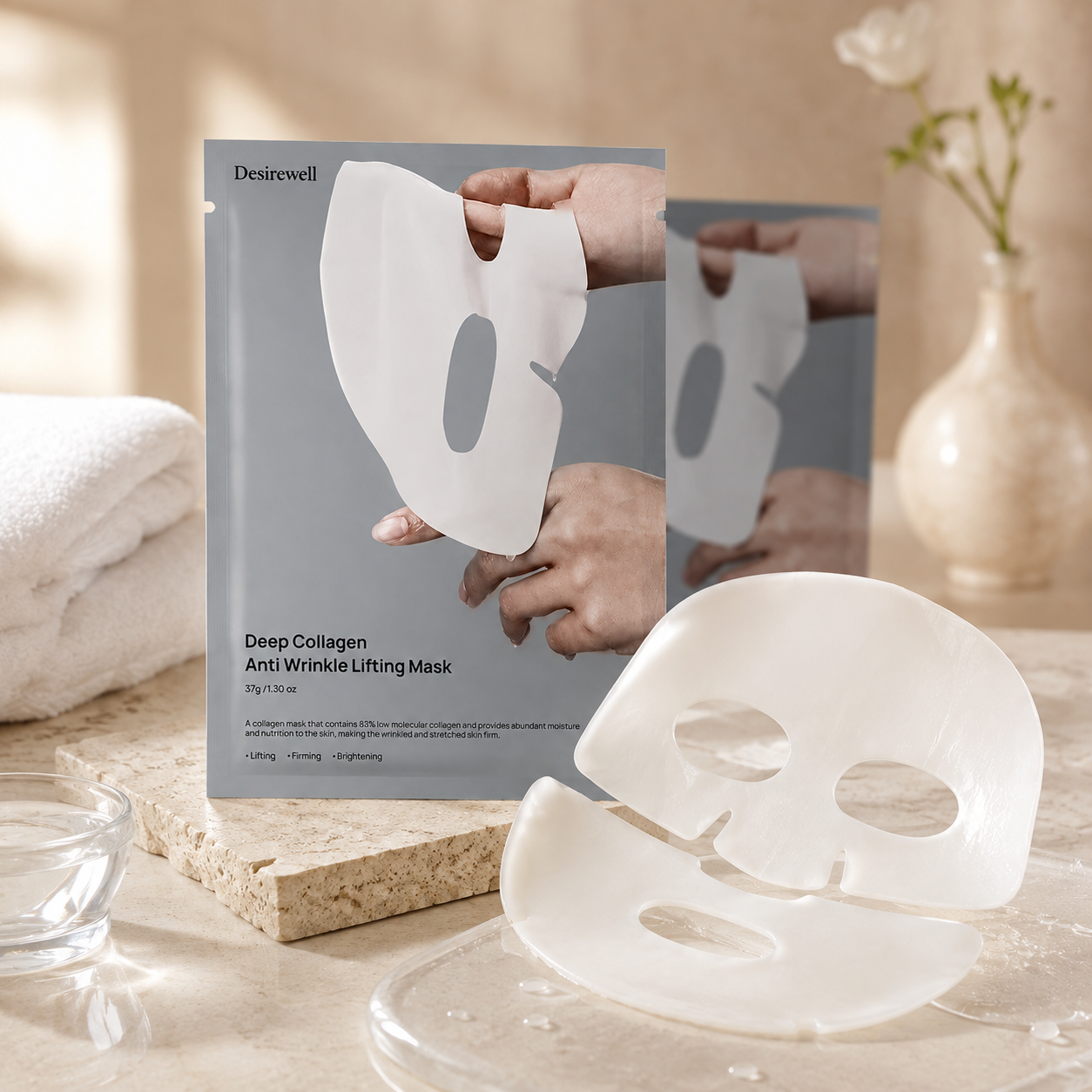 Desirewell Deep Collagen Anti-Wrinkle Lifting Mask (5 Pcs)