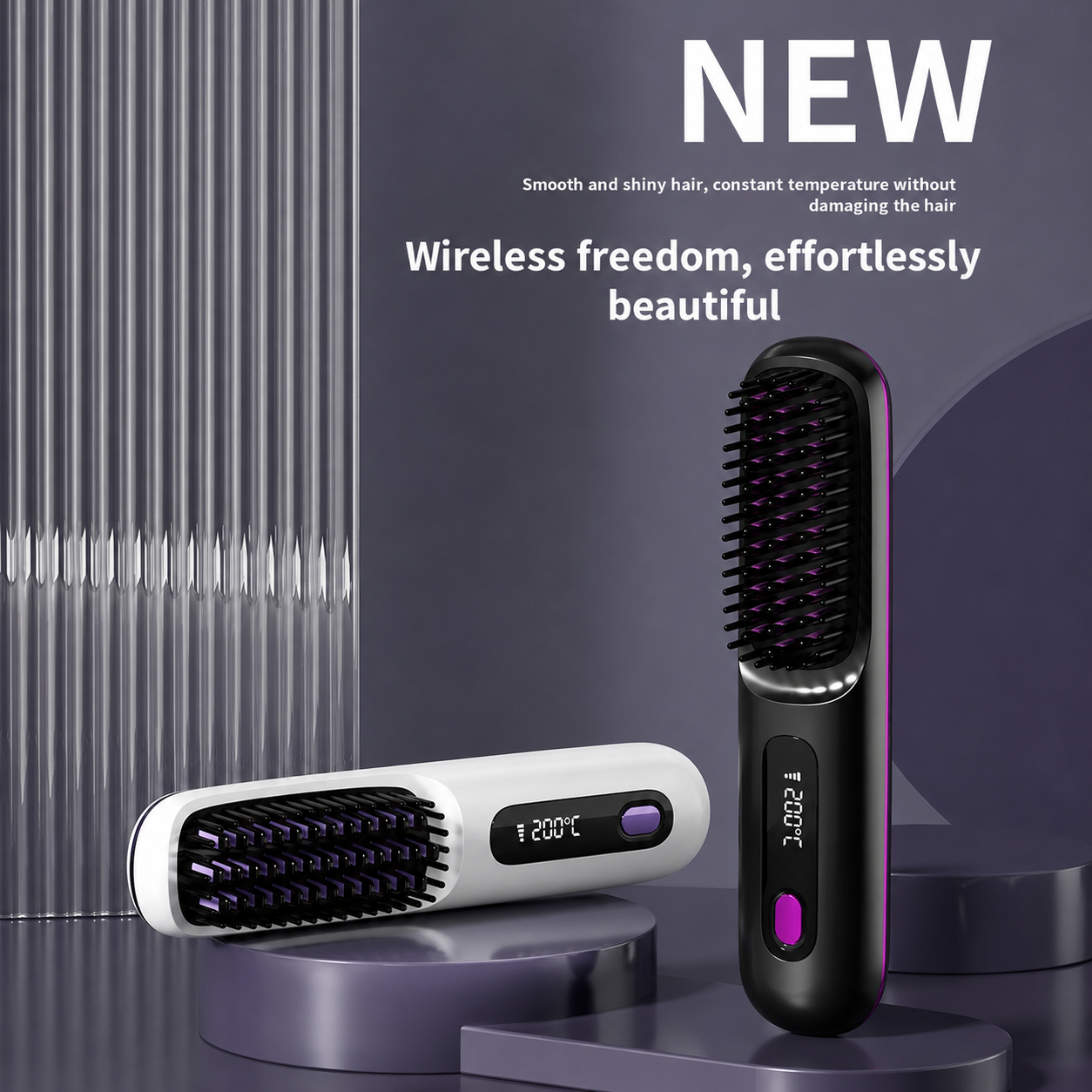 Desirewell Cordless Hair Straightening Brush