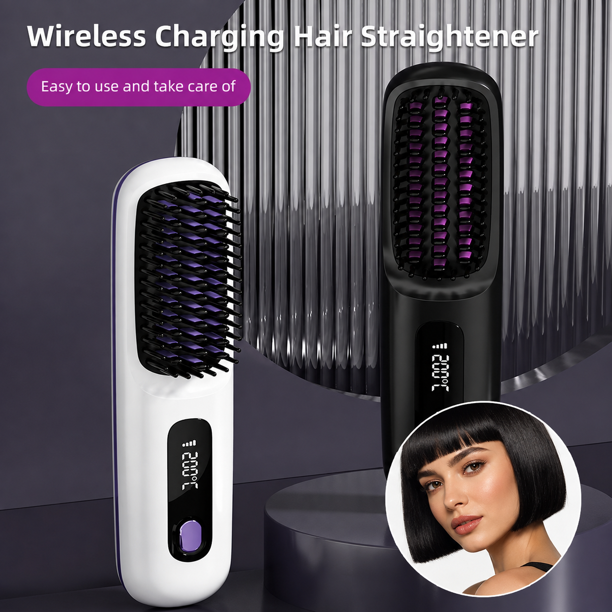 Desirewell Cordless Hair Straightening Brush