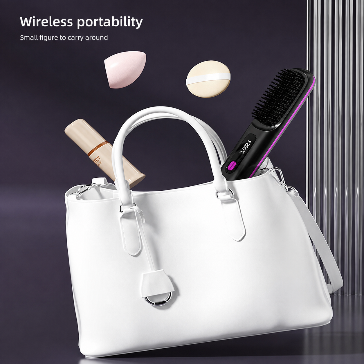 Desirewell Cordless Hair Straightening Brush