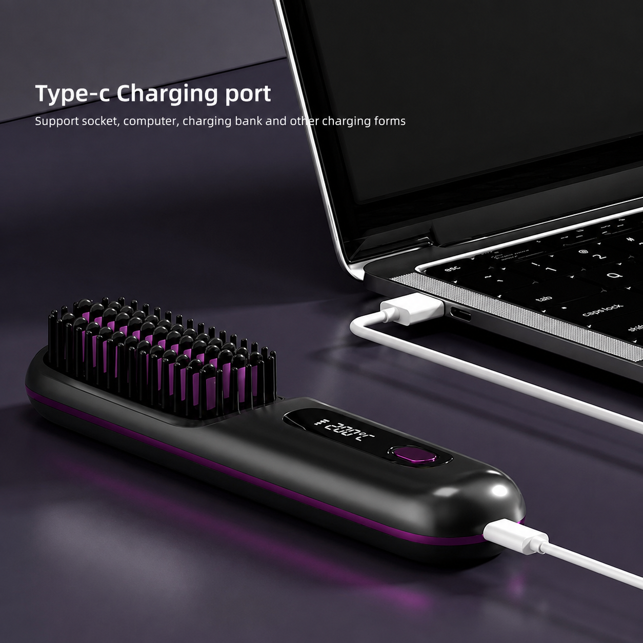 Desirewell Cordless Hair Straightening Brush