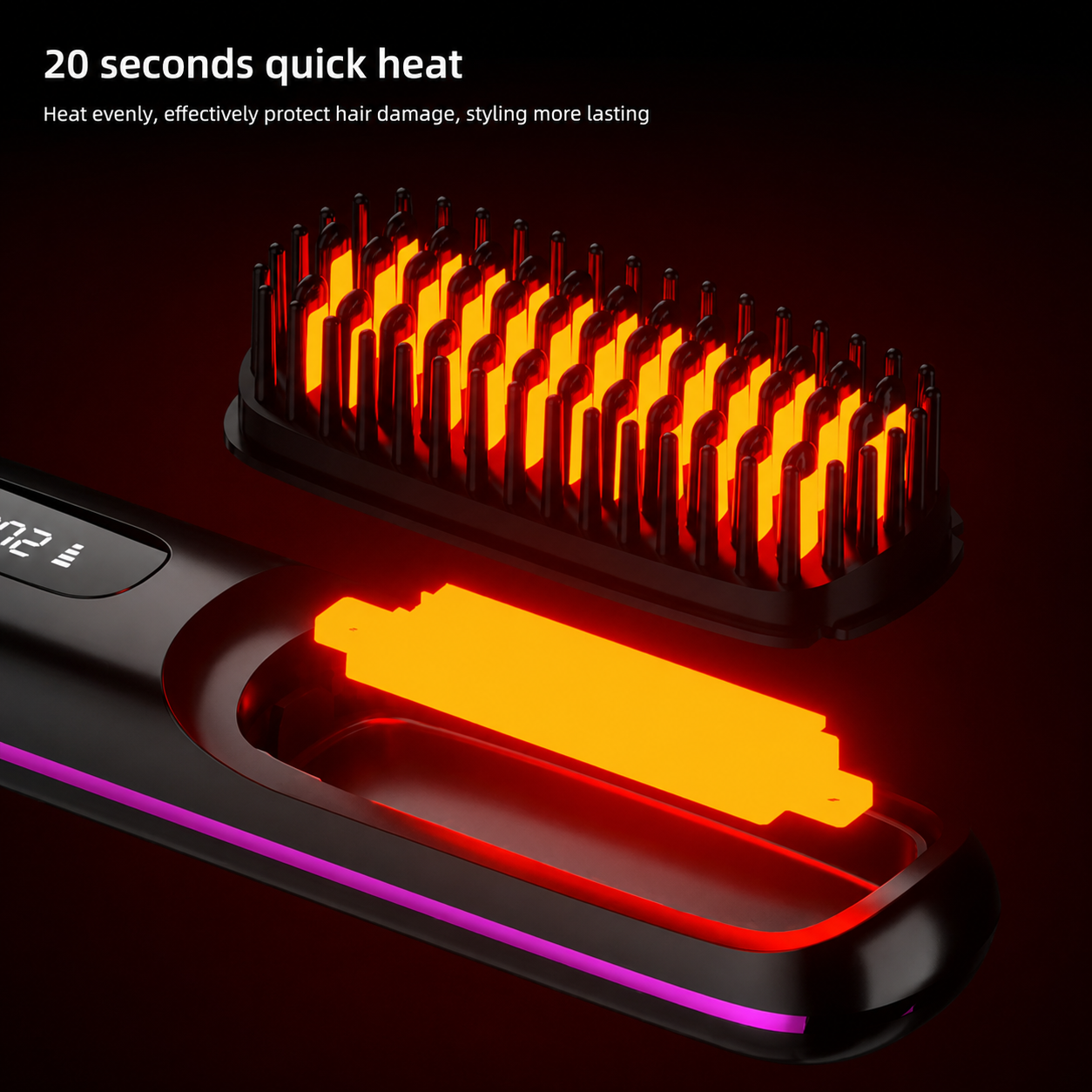 Desirewell Cordless Hair Straightening Brush