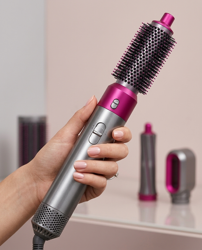 Desirewell Aura — 5-in-1 Hot Air Styler & Blow-Dry Brush